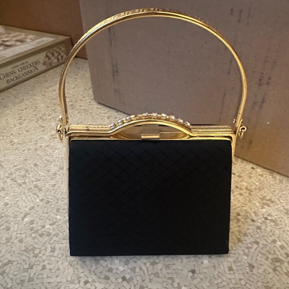 Icing by Claire's Evening Bag - Black & Gold